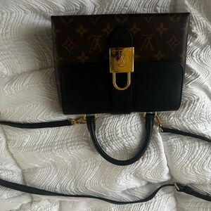 Louis Vuitton Monogram Black Handbag